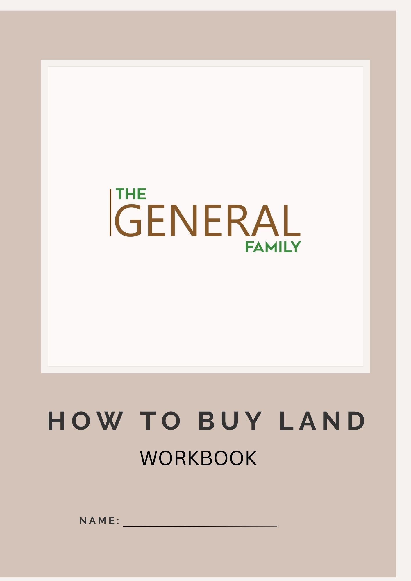 How To Buy Land - Workbook